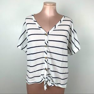 Short Sleeve Striped Top